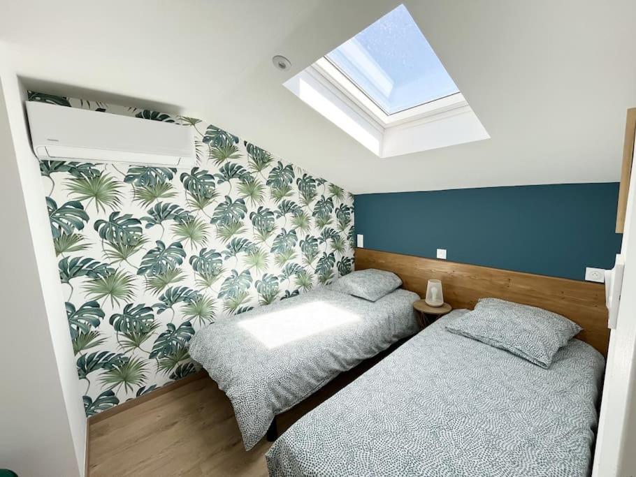 Duplex Centre Ville - 50M De La Plage - Clim - Garage - Netflix 勒格罗-迪鲁瓦 外观 照片