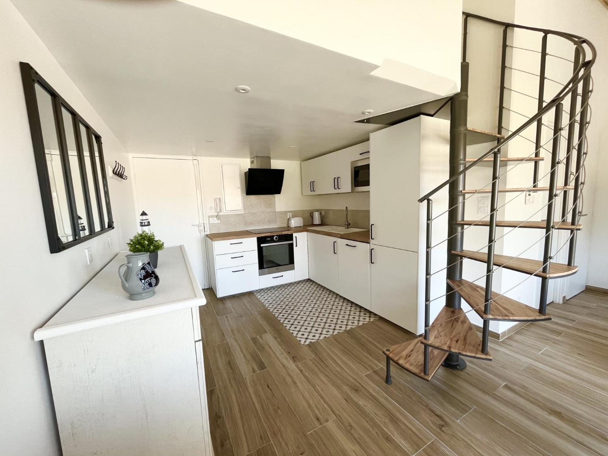 Duplex Centre Ville - 50M De La Plage - Clim - Garage - Netflix 勒格罗-迪鲁瓦 客房 照片