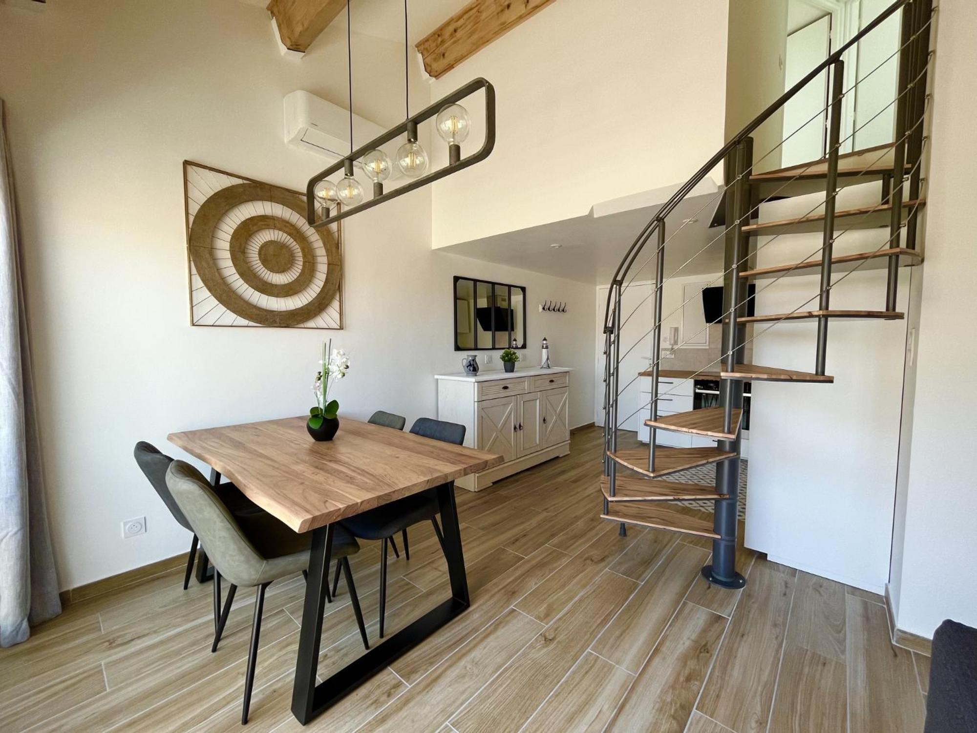 Duplex Centre Ville - 50M De La Plage - Clim - Garage - Netflix 勒格罗-迪鲁瓦 客房 照片